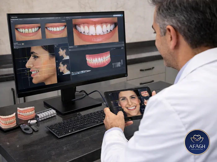 مراحل طراحی لبخند دیجیتال از معاینه اولیه تا شبیه‌سازی نهایی لبخند