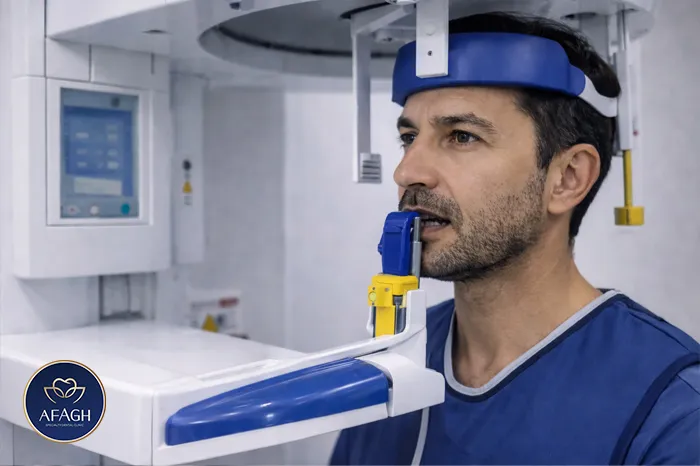 ارزیابی استخوان فک قبل از کاشت ایمپلنت دندان در فرشته
