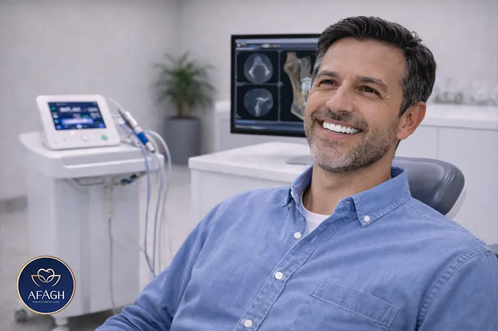 نتیجه طبیعی ایمپلنت دندان انجام‌شده در فرشته