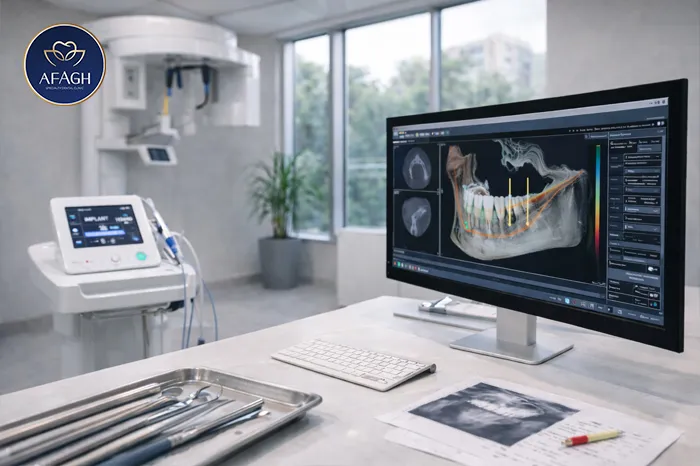 درمان ایمپلنت دندان در کلینیک دندانپزشکی آفاق فرشته
