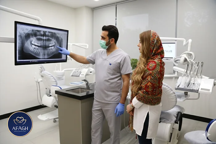 تحلیل رادیوگرافی فک برای ارتودنسی در فرشته