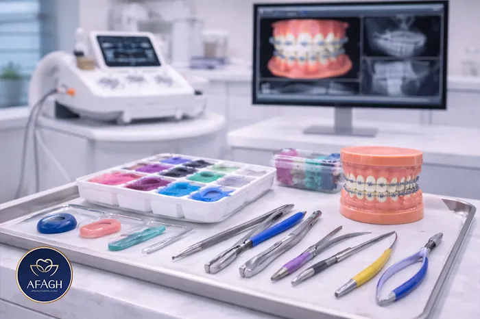 تجهیزات ارتودنسی دندان در کلینیک دندانپزشکی آفاق الهیه