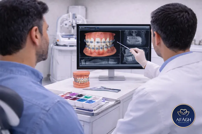 درمان ارتودنسی دندان در کلینیک دندانپزشکی آفاق الهیه